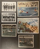 WATER POLO (Olympics): 6 x Antique Tobacco Cards