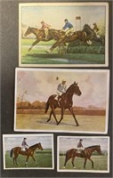 HORSE RACING: 10 x Antique Tobacco Cards