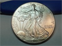 OF) 2002 American Silver eagle $1 coin