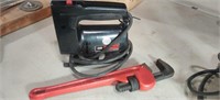 14" Pipe Wrench & Craftsman Sabre Saw.  Runs