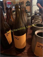 (4) AHM Upper Sandusky Brewing Company Bottles