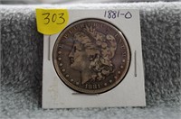 1881-o Morgan Silver Dollar