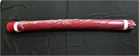 Roll Dark Red / Metallic fabric