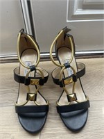 Authentic Jimmy Choo Black Heels Shoes Size 38