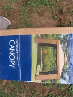 10 x 10 CANOPY LOOKS UNUSED.  IN BOX  AVALON