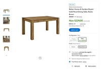 B9920  Rustic Brown Dining Table