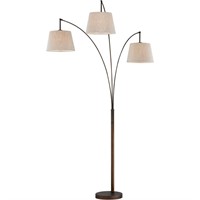 Luce 84 in. LED Bronze Floor Lamp w/ Dimmer