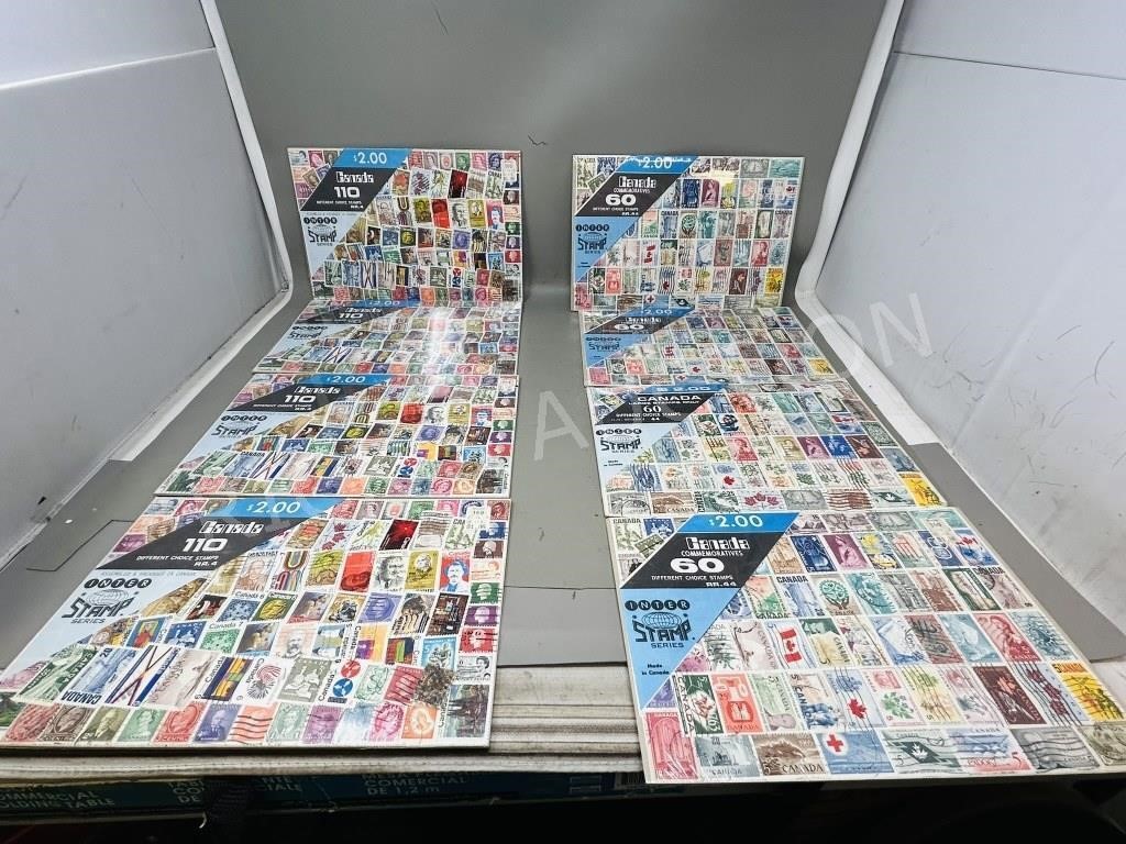 8 Canadian stamp sets sealed