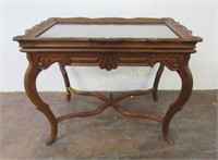 Vintage Carved Wooden Table