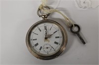 Antique European Key Wind pocket watch