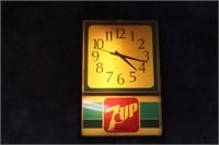Vintage 7-UP Electric Wall Clock