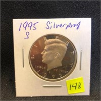 1995S Silver Kennedy Half Dollar Proof