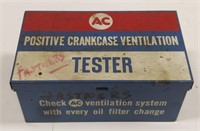 Vintage AC Tester Tin Store Display Box