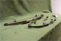 (2) Vintage Bear Compound Bows, Whitetail Hunter,&