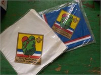 2 1973 National Scout Jamboree kerchiefs