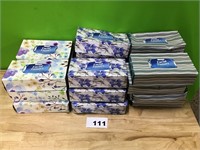 Two Ply Facial Tissues lot of 21
