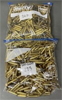 1000ct Once Fired .223 Rem Brass