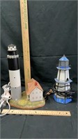Lefton Lighthouse Oak Island Portable Lamp not