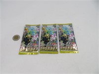 3 booster pack Pokemon coréens Eevee Heroes