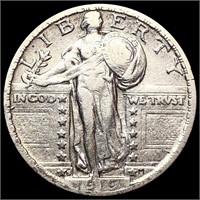 1919-S Standing Liberty Quarter NEARLY