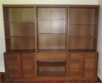 Sauder type Shelving unit, 3 piece