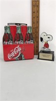 Coca Cola and Snoopy-Coke tin box (with broken