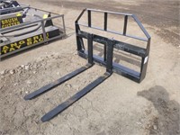 Unused 42" Skid Steer Fork & Frame