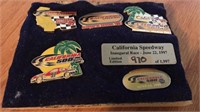 Inaugural Race California Speedway Numbered Pin