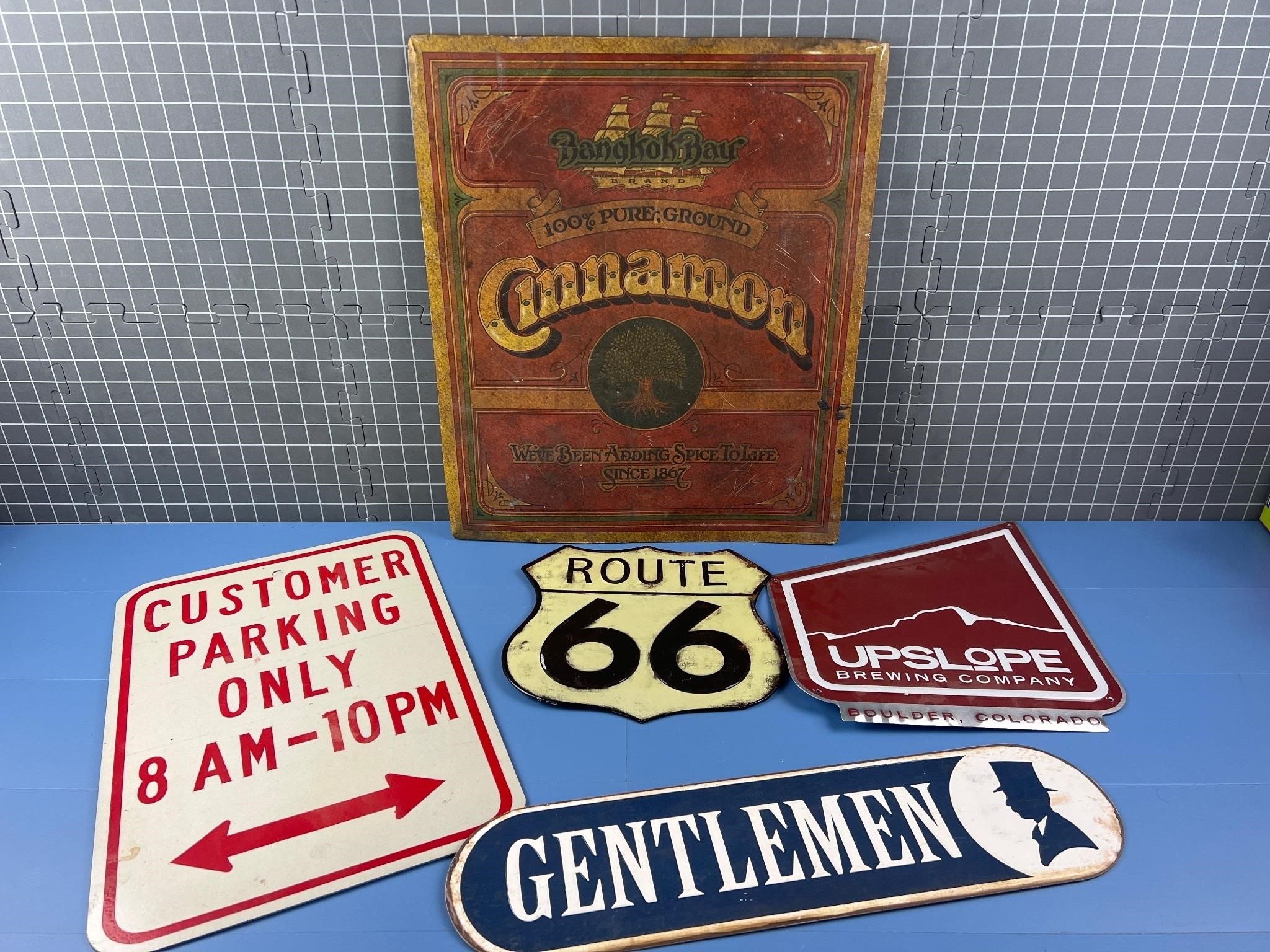 METAL SIGNS ROUTE 66 AND MORE VINTAGE