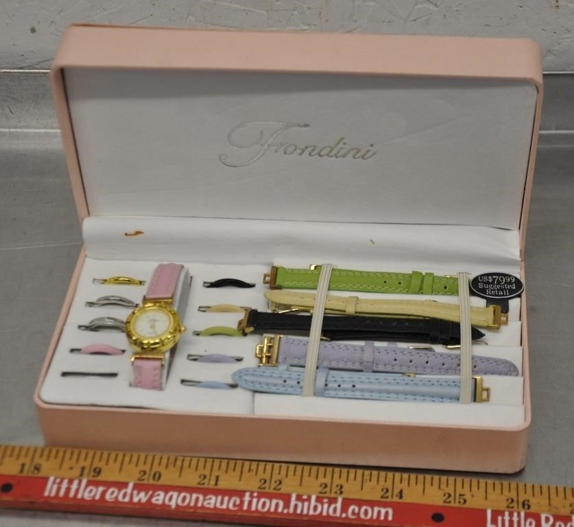Fondini interchangable watch set, unused