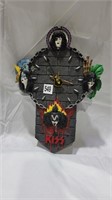 1998 kiss clock heavy composite made