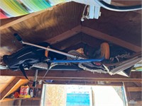 Attic of shed