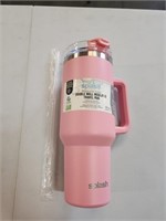 Splash Double Wall Insulated Travel Mug- Pink
