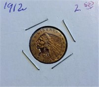 1912 $2.50 Gold Indian
