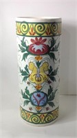 Made In Spain Tall Ceramic Vase/Umbrella Stand U7A