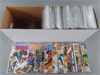 Long Box Marvel Comic Books 1980's & Newer