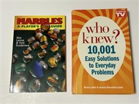 Marbles Book plus 10001 Who Knew