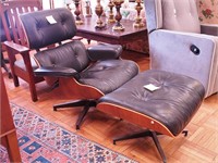 Herman Miller Eames swivel lounge chair with