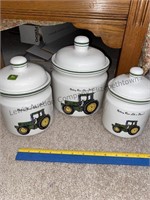 John Deere ceramic canister sets