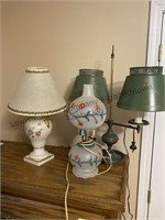 3 table lamps, see photos