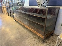 LARGE COPPER BOUND MUSEUM DISPLAY CABINET
