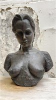 DAVID BROMLEY SIGNED BRONZE "ROMY" BUST