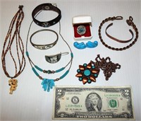 Copper & Turquoise Jewelry - Necklaces, Bracelets