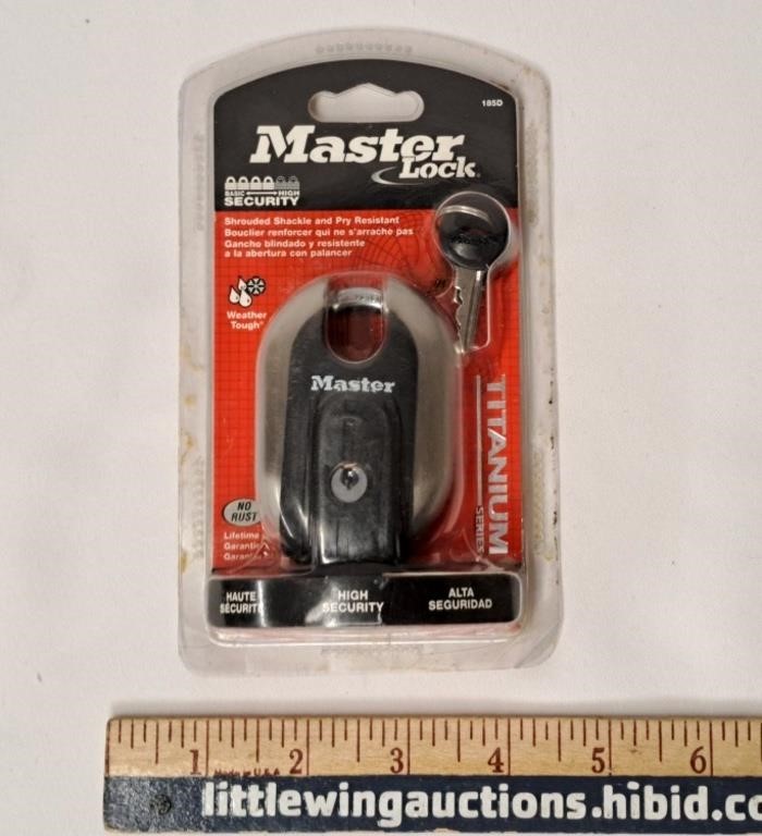 MASTER LOCK-Titanium-NEW