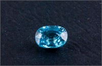 Genuine Rare Blue Zircon Gemstone 2.0ct RV $200