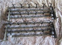 (2) 3' Long chain saw racks.
