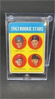 1963 TOPPS ROOKIE CARD WITH WILLIE STARGELL