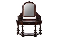 19th C ENGLISH MAHOGANY DUCHESS DRESSING TABLE