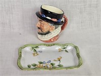 Nippon Plate & Royal Doulton Beefeater Mug