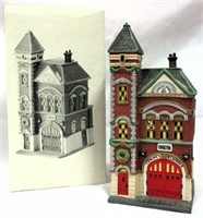 Dept 56 Red Brick Fire Station Christmas In City